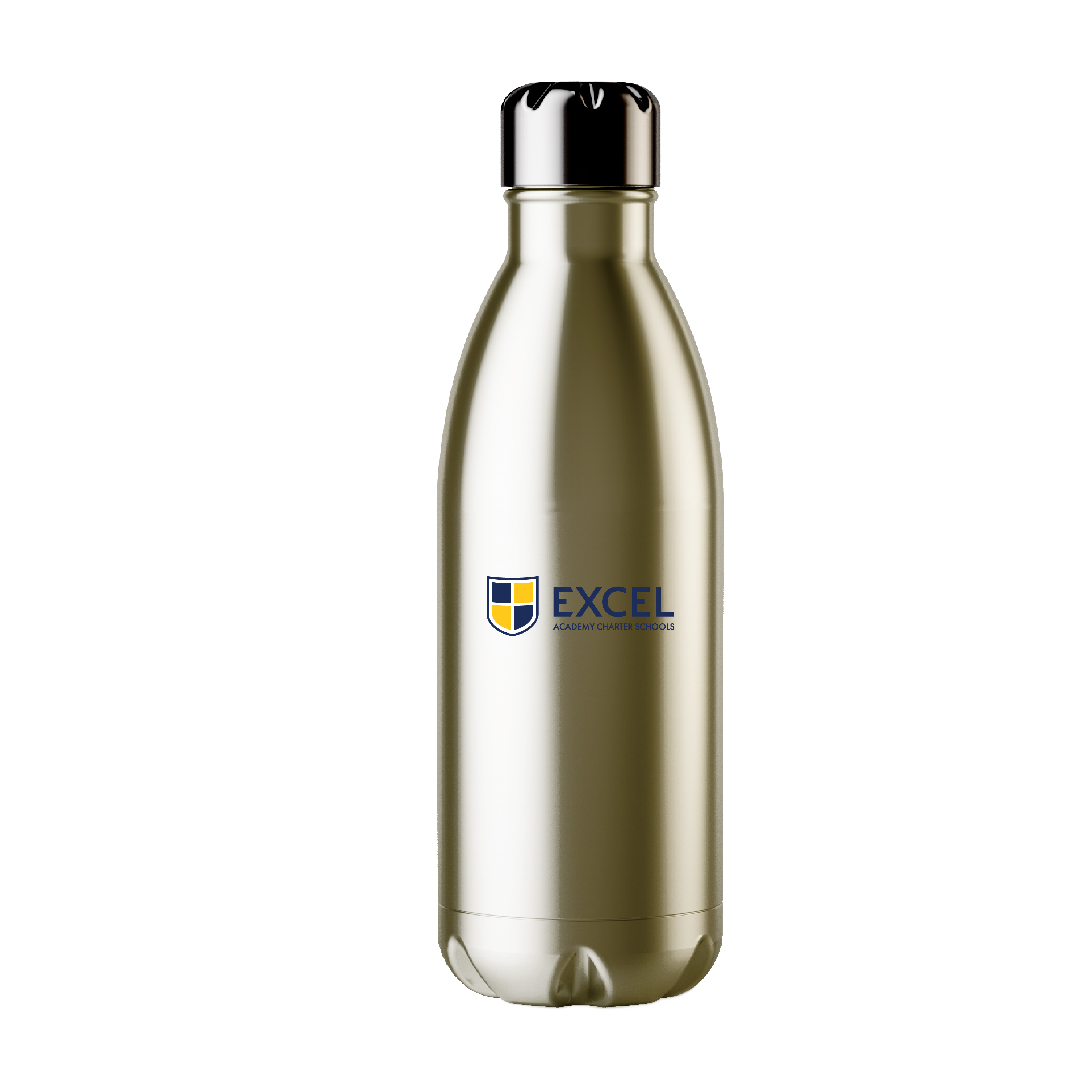 Excel Academy Charter Middle School Tapered Stainless Steel Water Bottle W/CAP